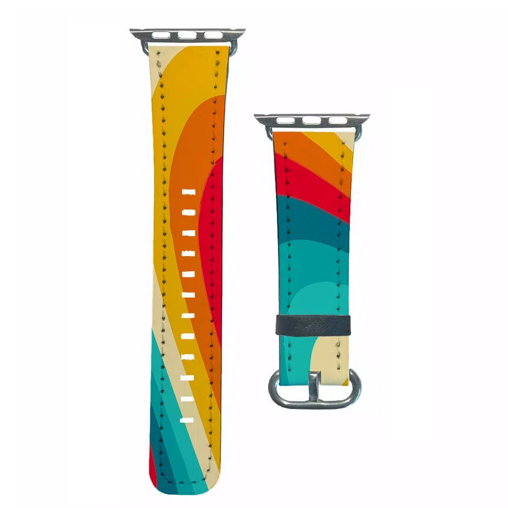 Rainbow Abstract Pattern Apple Watch Strap