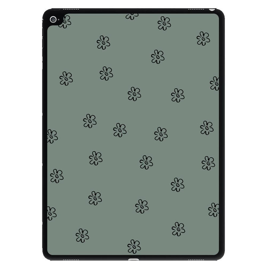 Detail Flower Pattern - Yellow iPad Case