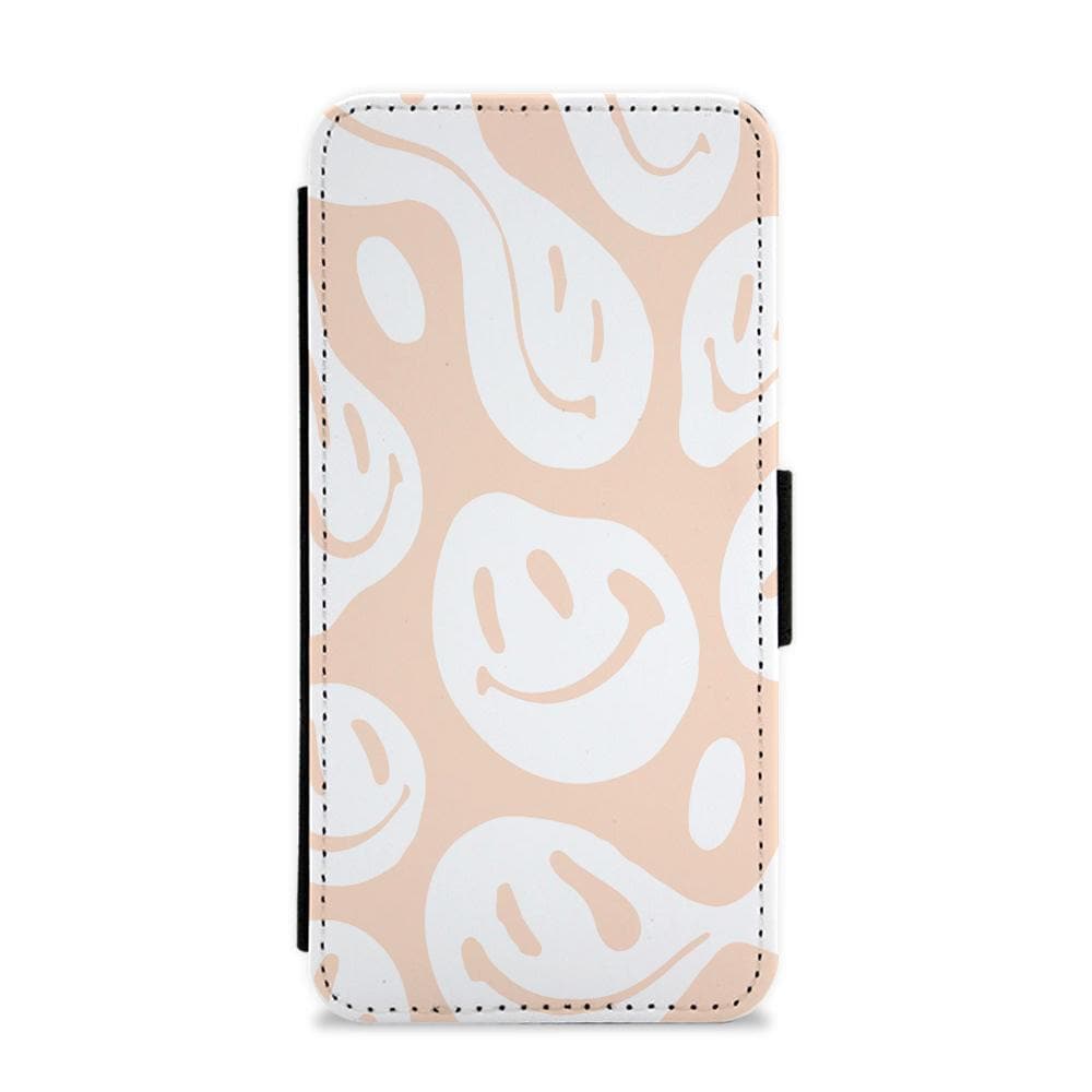 Trippn Smiley - Orange Flip / Wallet Phone Case