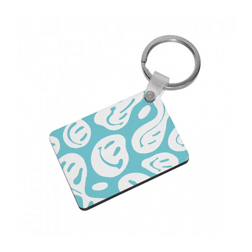 Trippn Smiley - Blue Keyring