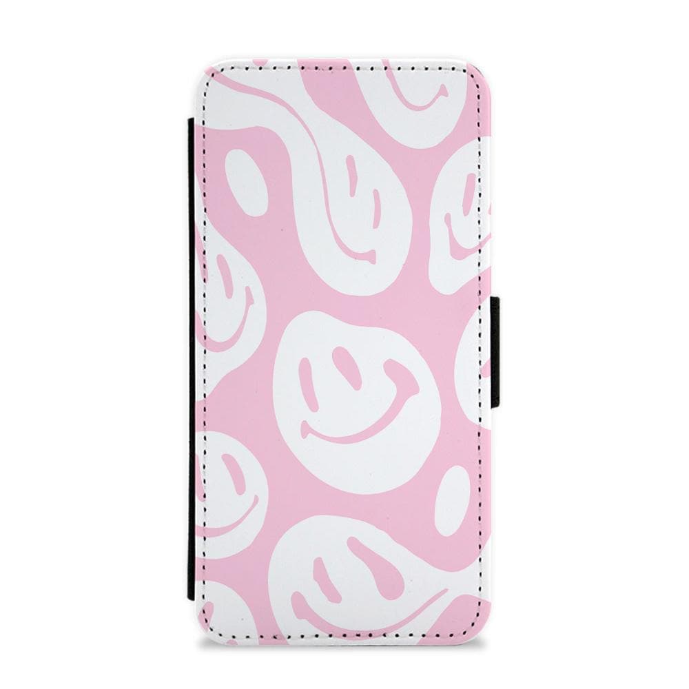 Trippn Smiley - Pink Flip / Wallet Phone Case