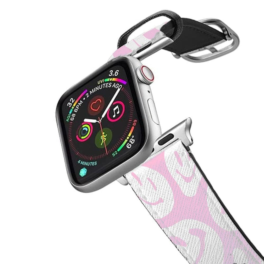 Trippn Smiley - Pink Apple Watch Strap