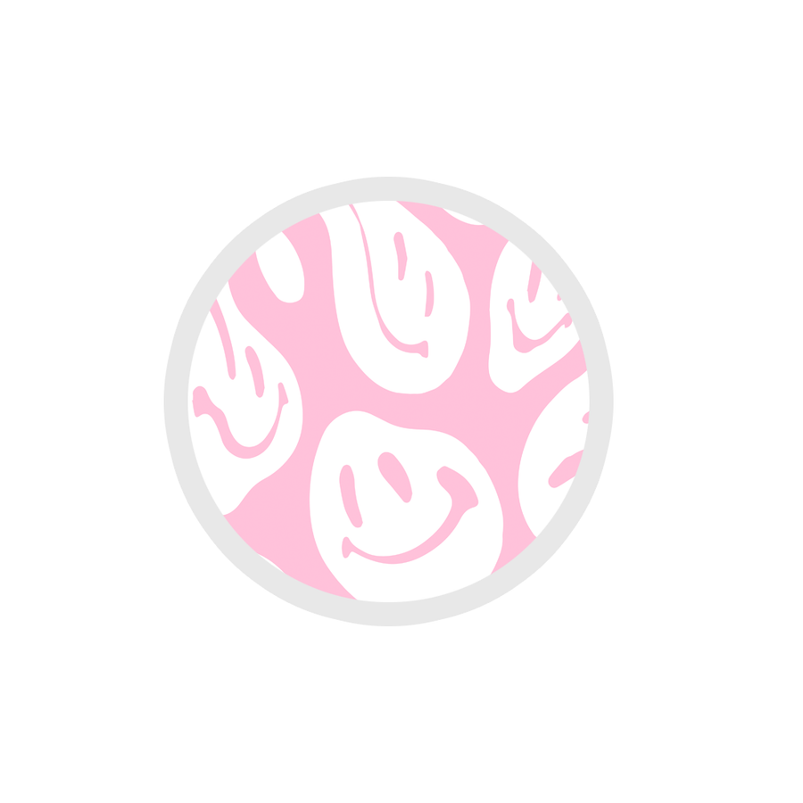 Trippn Smiley - Pink Sticker