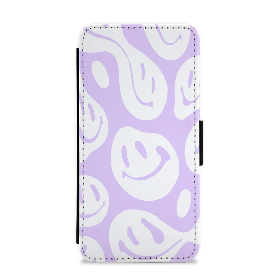 Trippn Smiley - Purple Flip / Wallet Phone Case