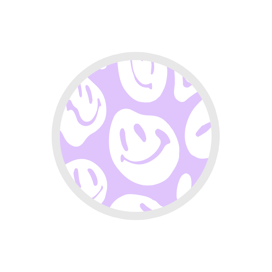 Trippn Smiley - Purple Sticker