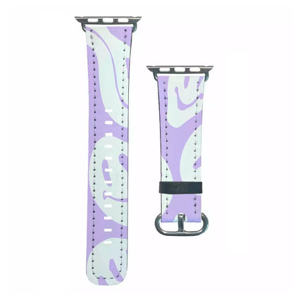 Trippn Smiley - Purple Apple Watch Strap