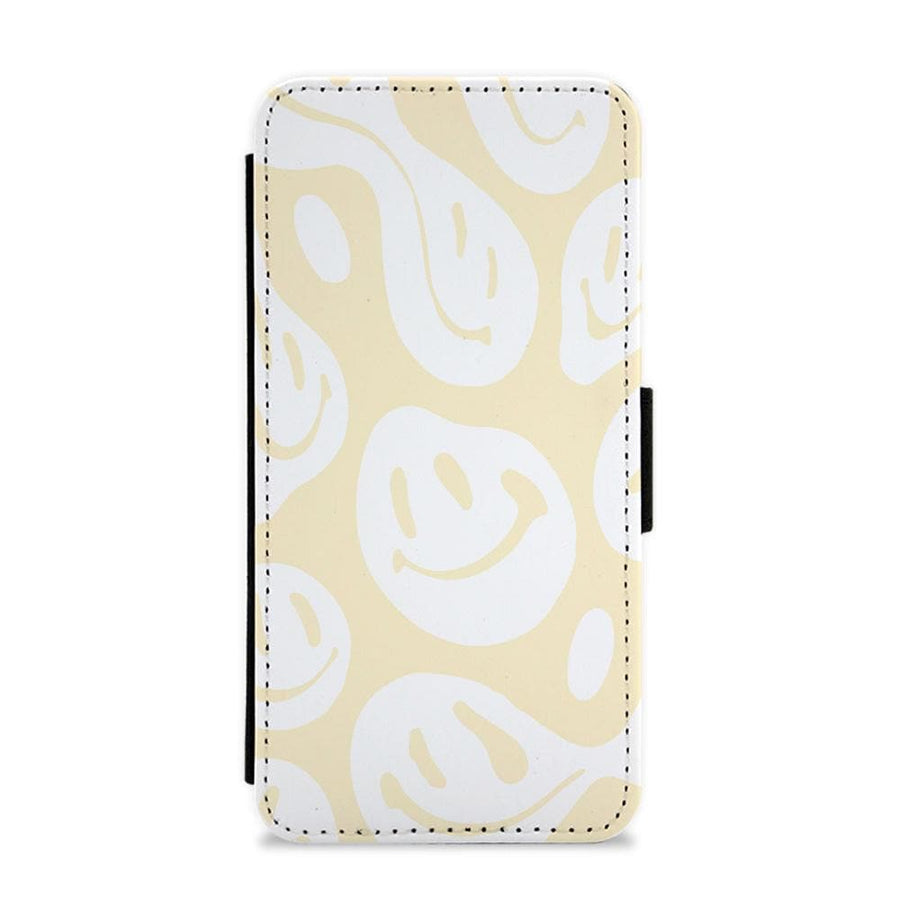Trippn Smiley - Yellow Flip / Wallet Phone Case
