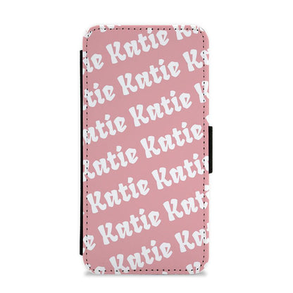 Diagonal Personalised Flip / Wallet Phone Case