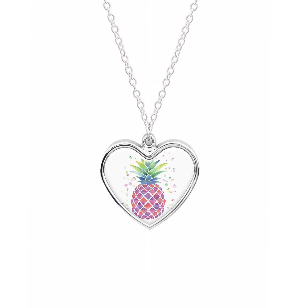 Watercolour Pineapple Necklace