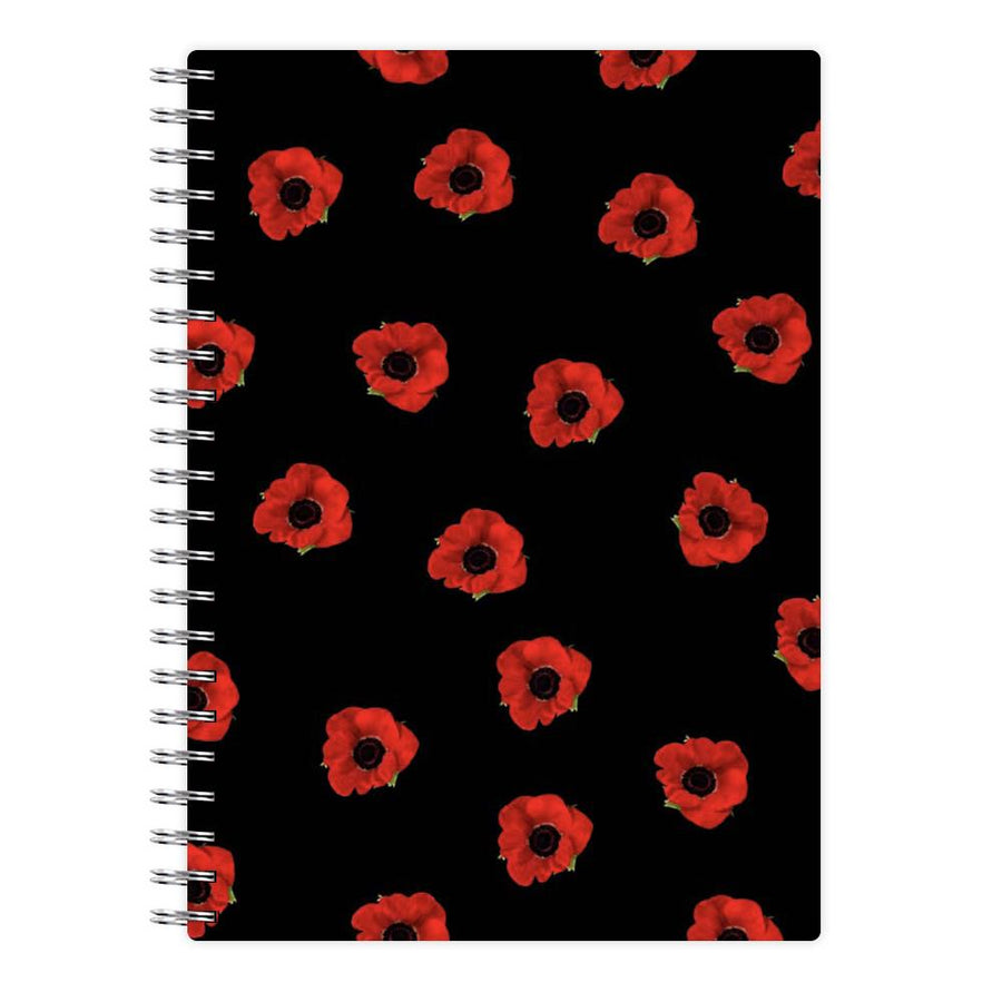 Poppy Pattern Notebook - Fun Cases