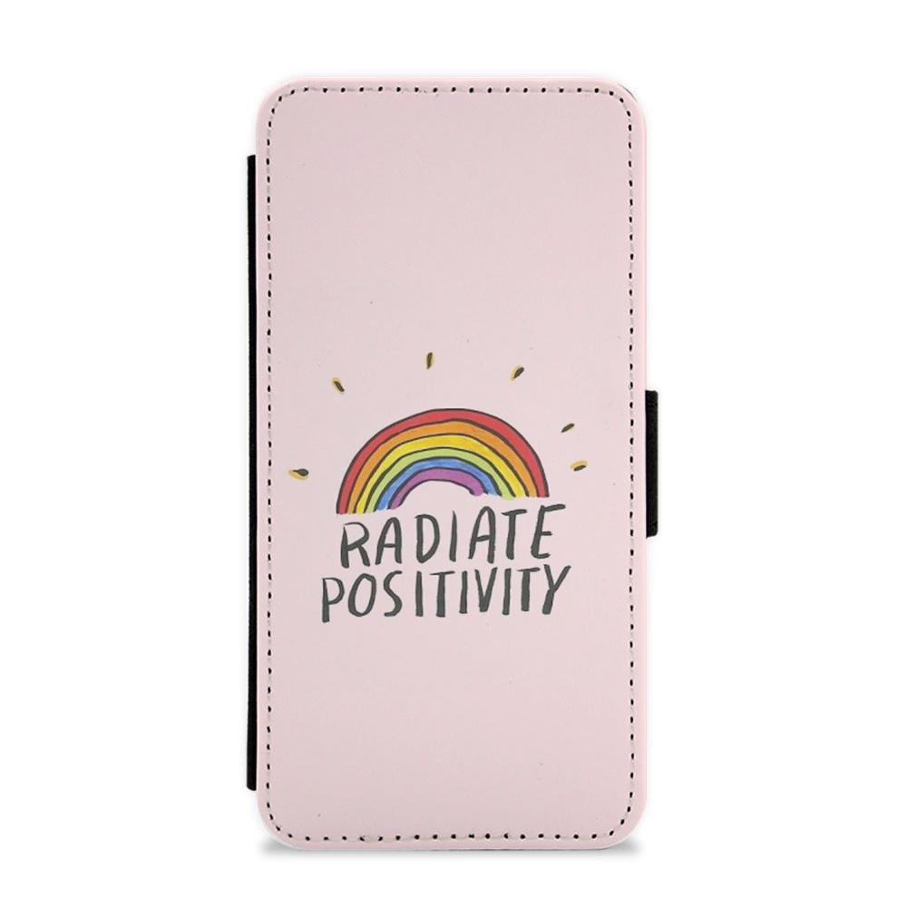 Radiate Positivity Rainbow - Positivity Flip / Wallet Phone Case