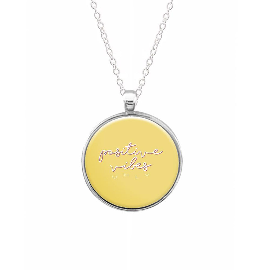 Positive Vibes Only - Yellow Positivity Necklace