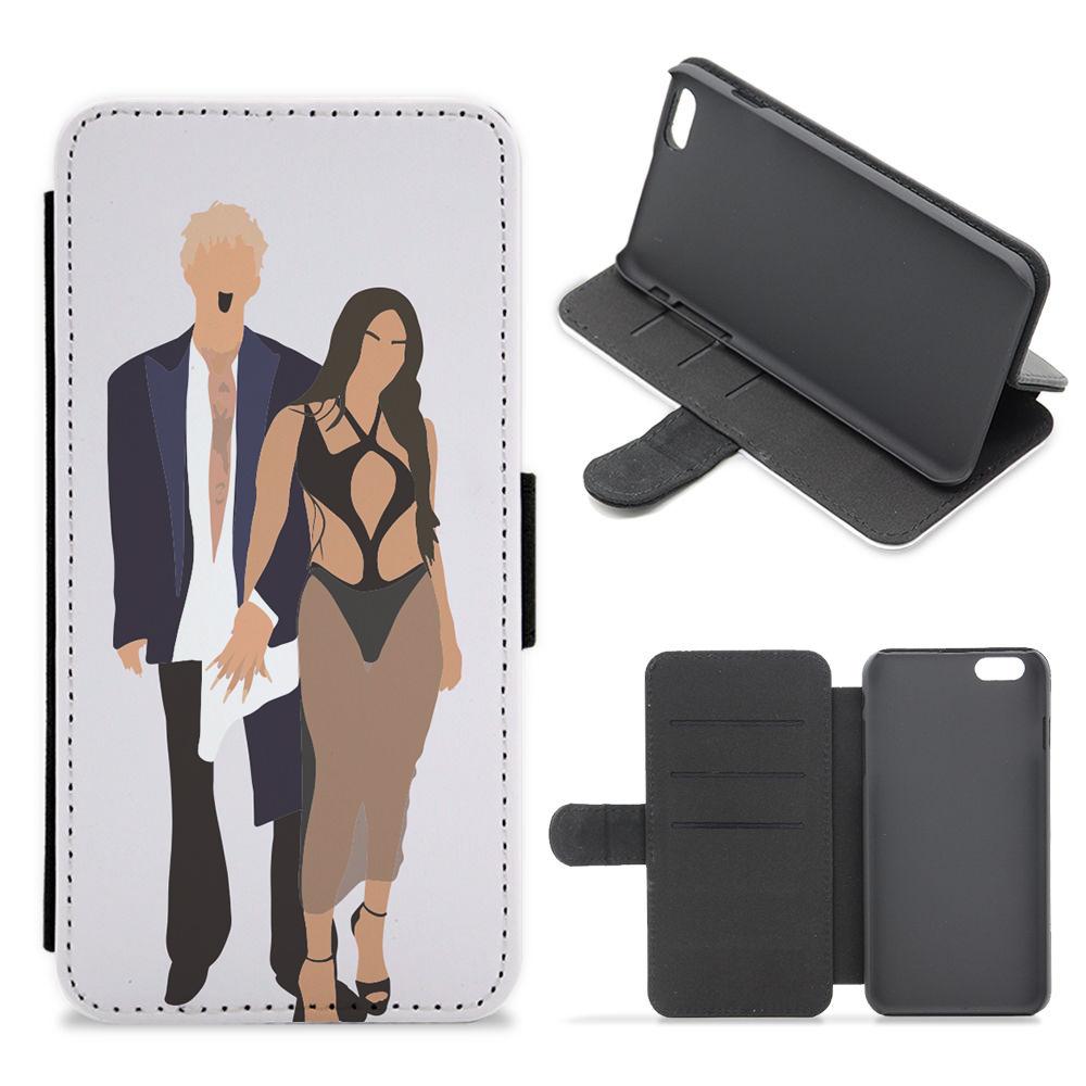 MGK and Megan Fox - Power Couples Flip / Wallet Phone Case