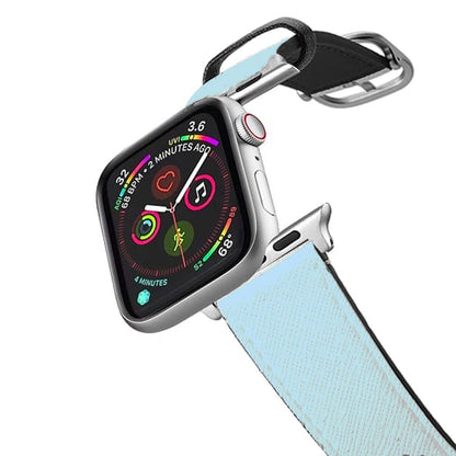 Back To Casics - Pretty Pastels - Plain Blue Apple Watch Strap