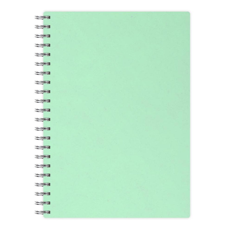 Back To Casics - Pretty Pastels - Plain Green Notebook