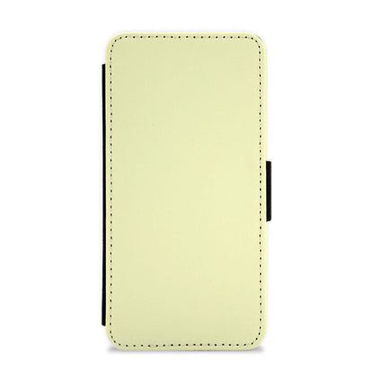 Back To Casics - Pretty Pastels - Plain Yellow Flip / Wallet Phone Case