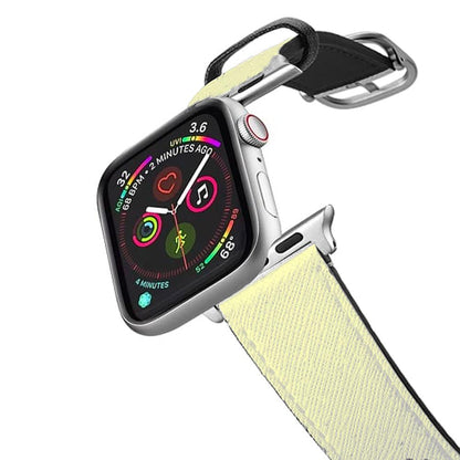 Back To Casics - Pretty Pastels - Plain Yellow Apple Watch Strap