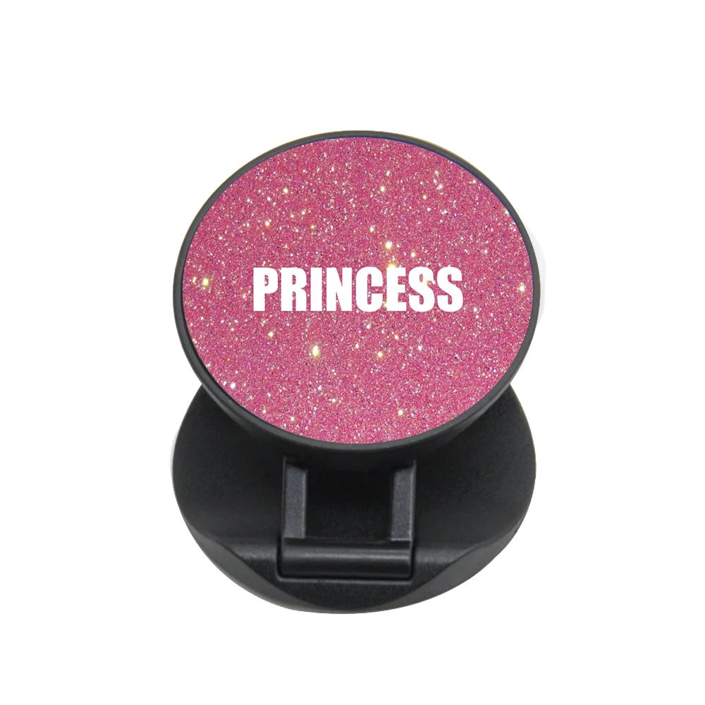 Glittery Pink Princess FunGrip - Fun Cases