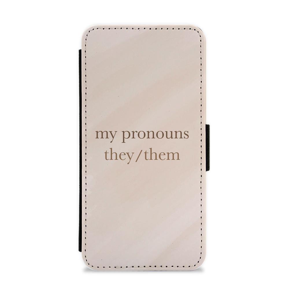 They & Them - Pronouns Flip / Wallet Phone Case
