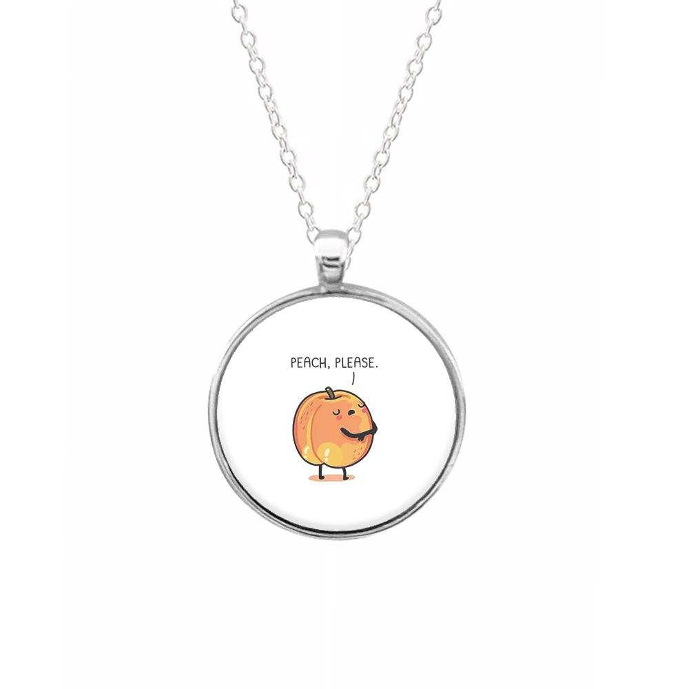 Peach, Please - Funny Pun Keyring - Fun Cases