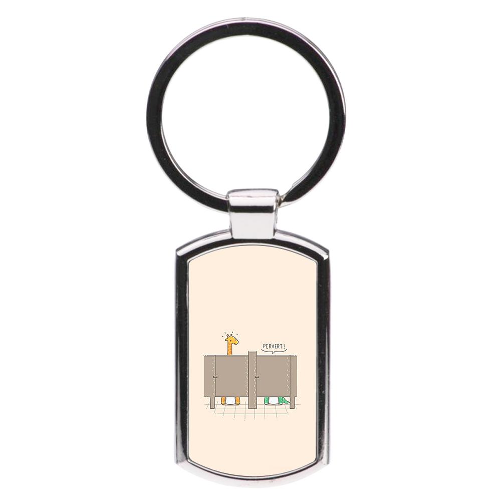 Pervert  - Funny Pun Luxury Keyring