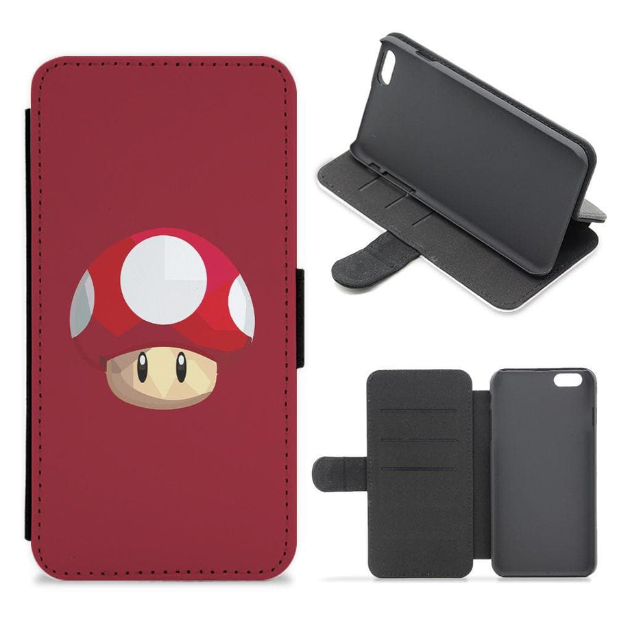 Toad - Mario  Flip / Wallet Phone Case