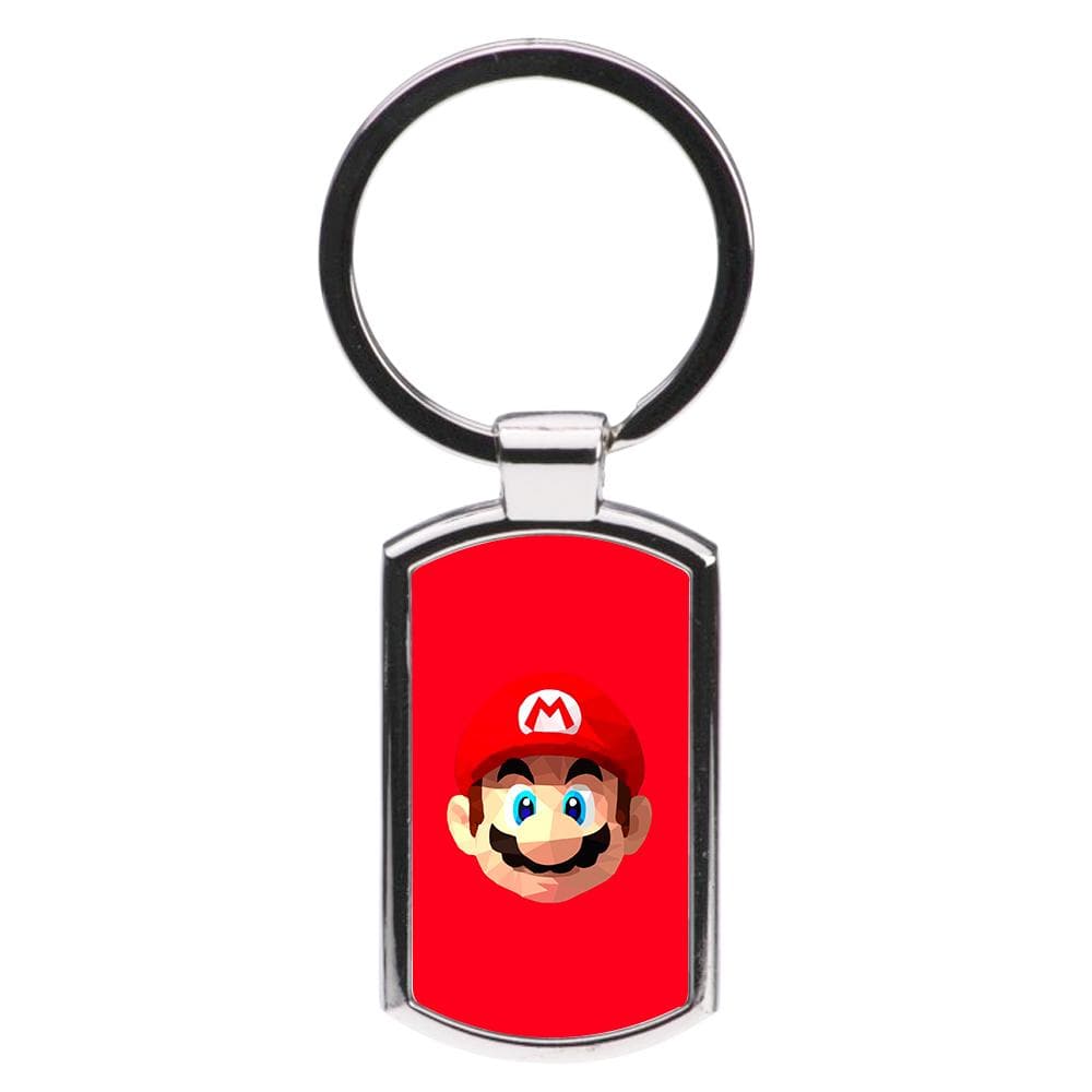 Mario Face - Mario Luxury Keyring