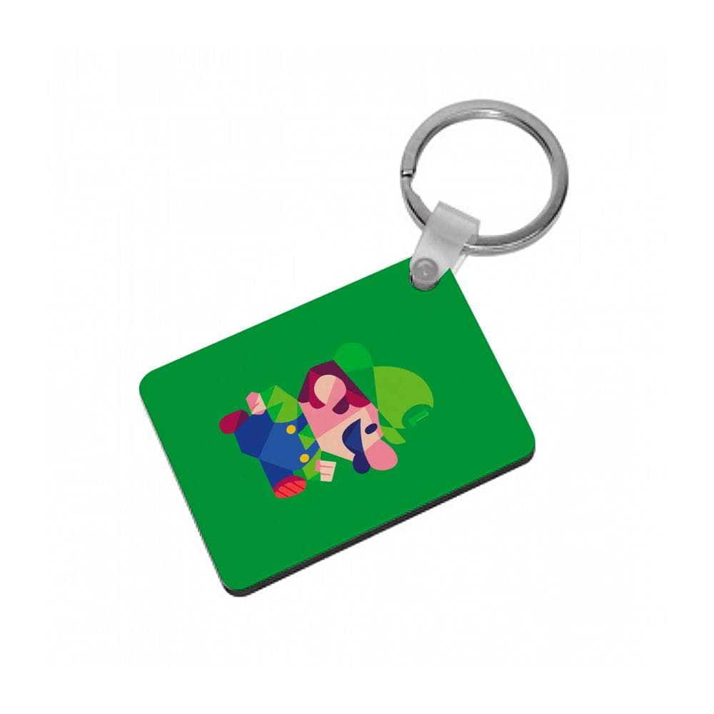 Running Luigi - Mario Keyring