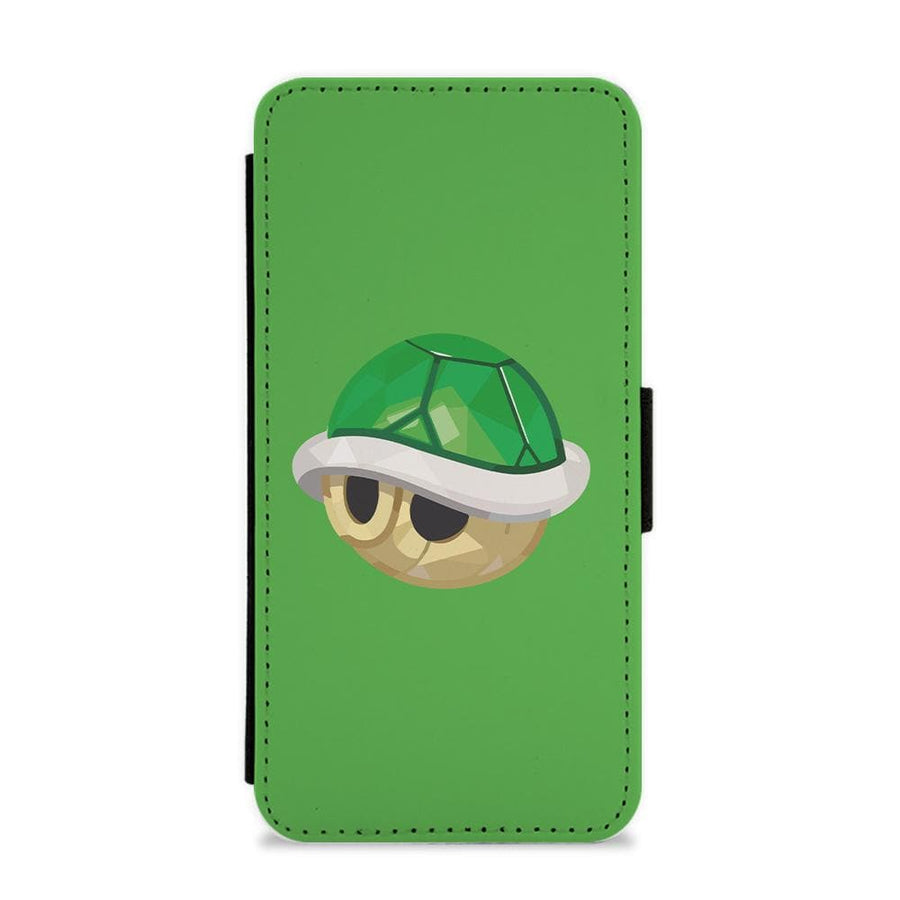 Green Koopa Troopa Shell - Mario Flip / Wallet Phone Case