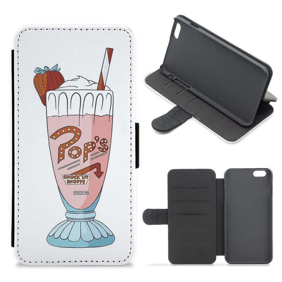 Pop's Chock'lit Shoppe Milkshake - Riverdale Flip / Wallet Phone Case