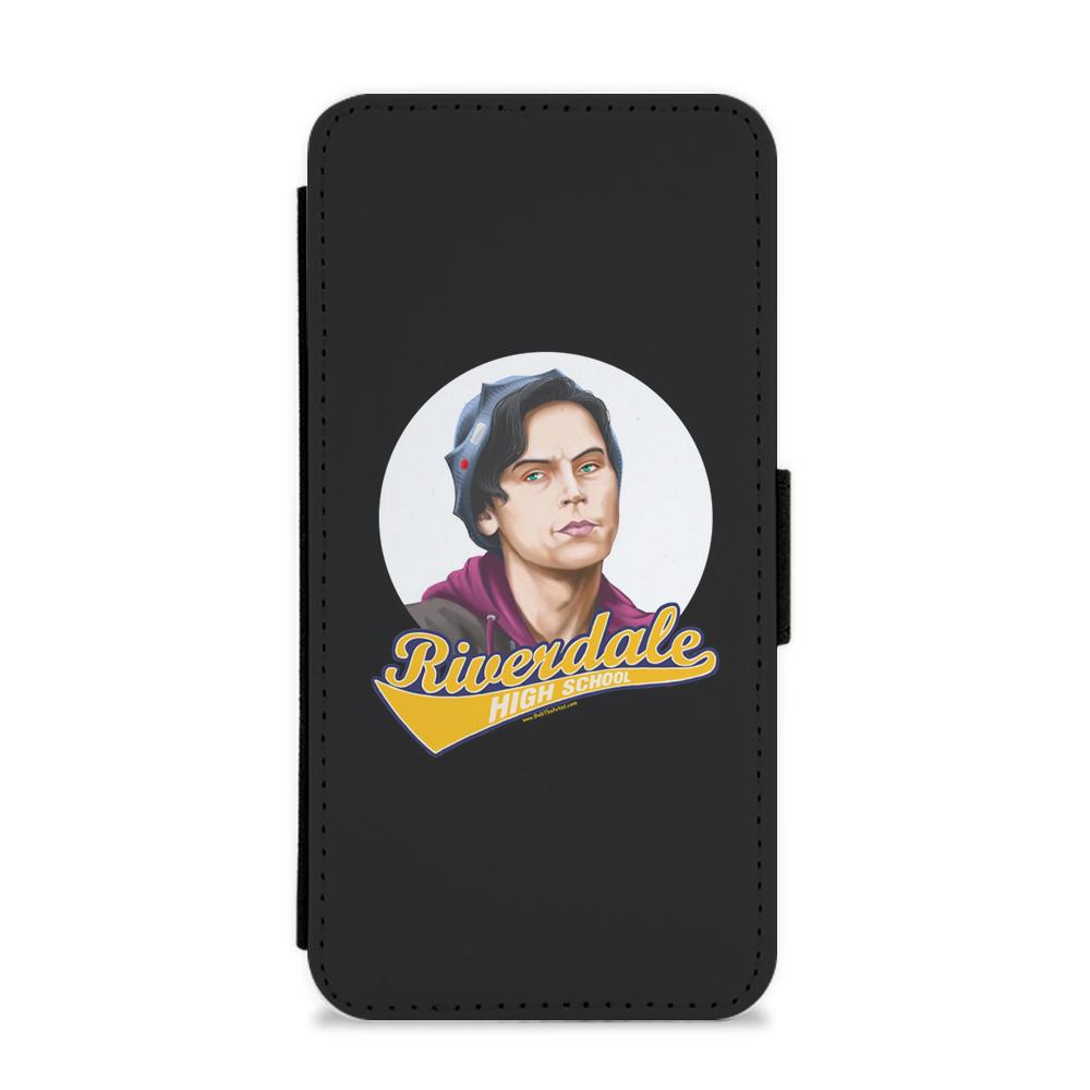 Riverdale High Scool - Jughead Illustration Flip / Wallet Phone Case