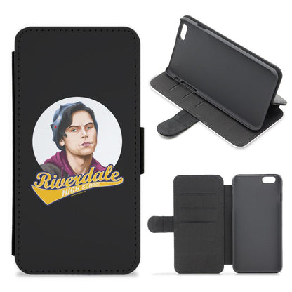 Riverdale High Scool - Jughead Illustration Flip / Wallet Phone Case