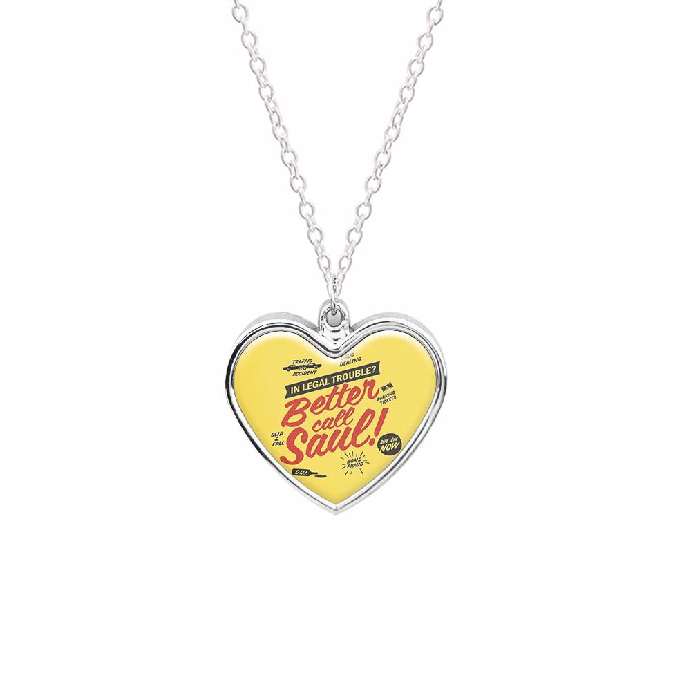 In Legal Trouble? Better Call Saul Necklace