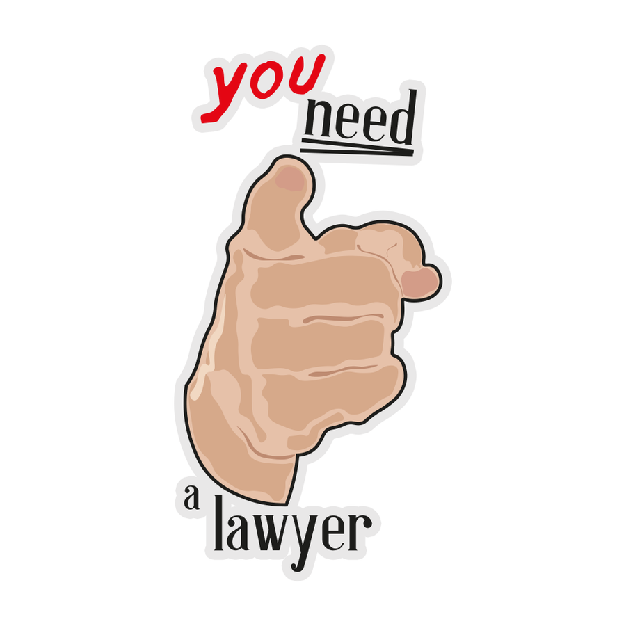 You Need A Lawyer - Better Call Saul Sticker