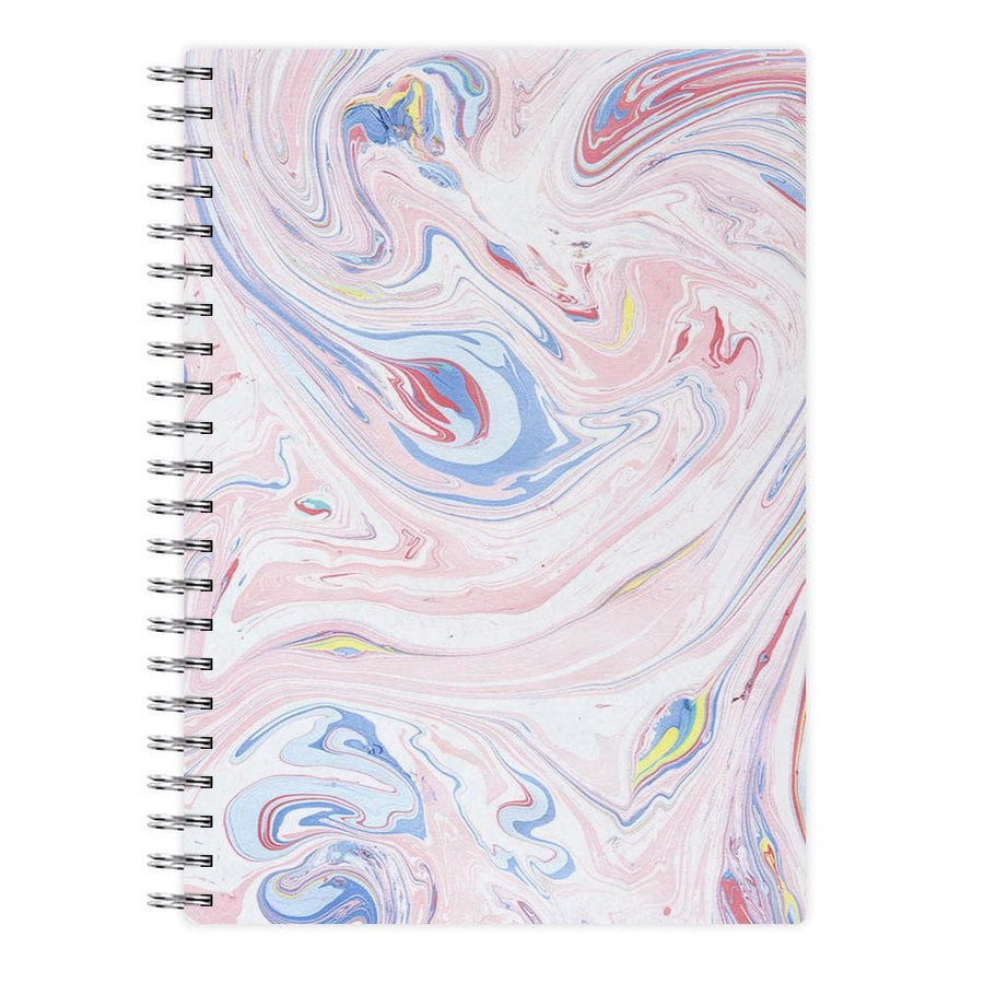 Pink Marble Swirl Notebook