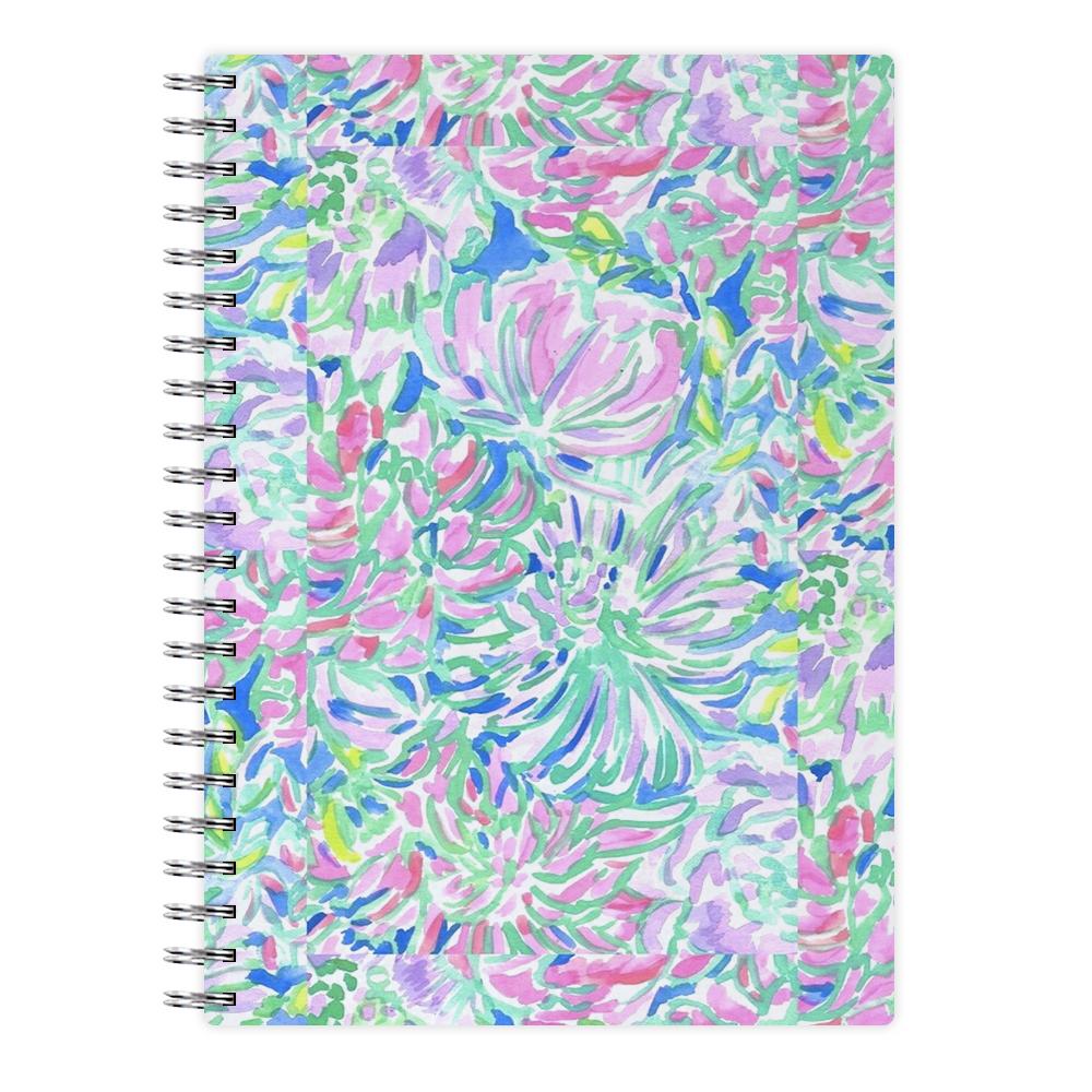Colourful Floral Painting Notebook