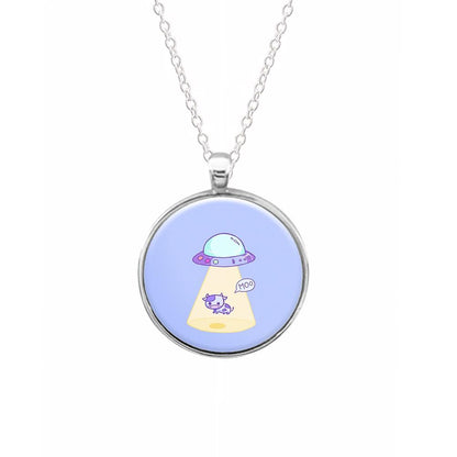 Cow Abduction Necklace