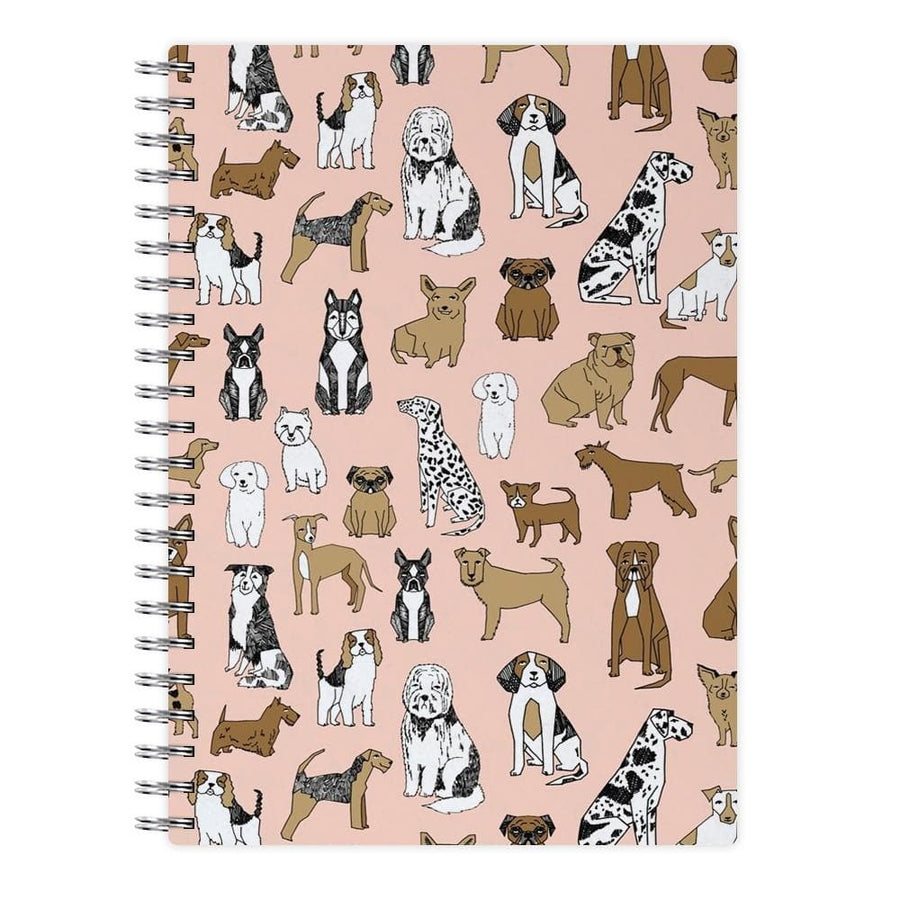 Dog Breeds - Animal Pattern Notebook