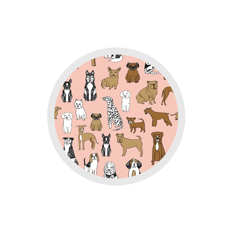 Dog Breeds - Animal Pattern Sticker