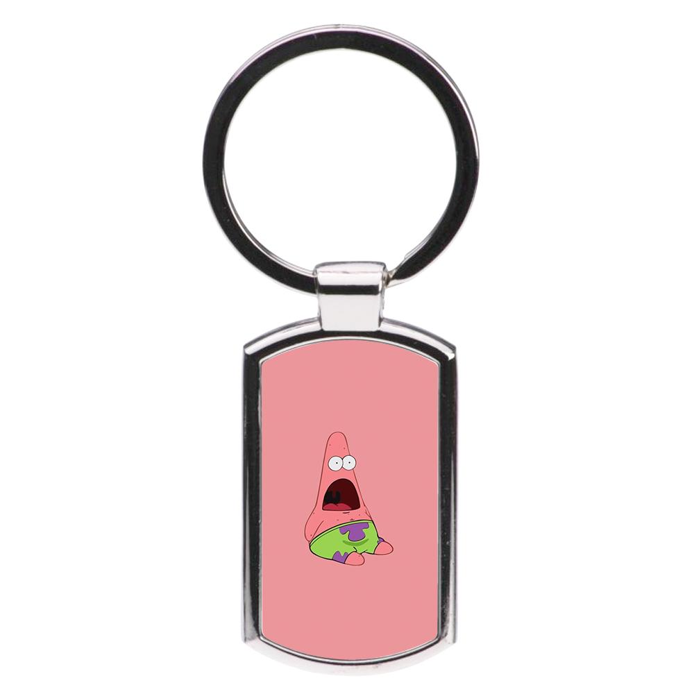 Surprised Patrick Luxury Keyring