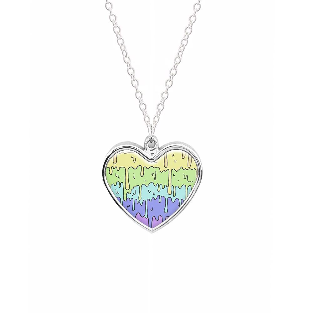 Dripping Rainbow Necklace