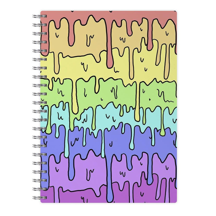 Dripping Rainbow Notebook