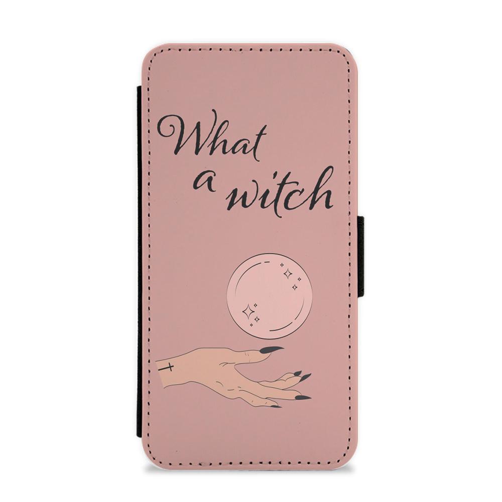 What A Witch - Halloween Flip / Wallet Phone Case