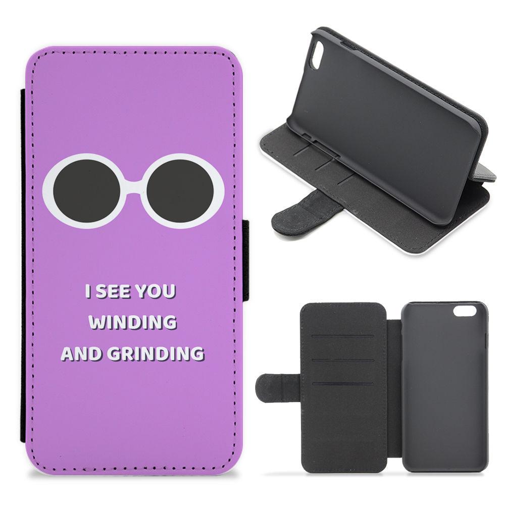 I See You Winding And Grinding - Willy Wonka TikTok Flip / Wallet Phone Case