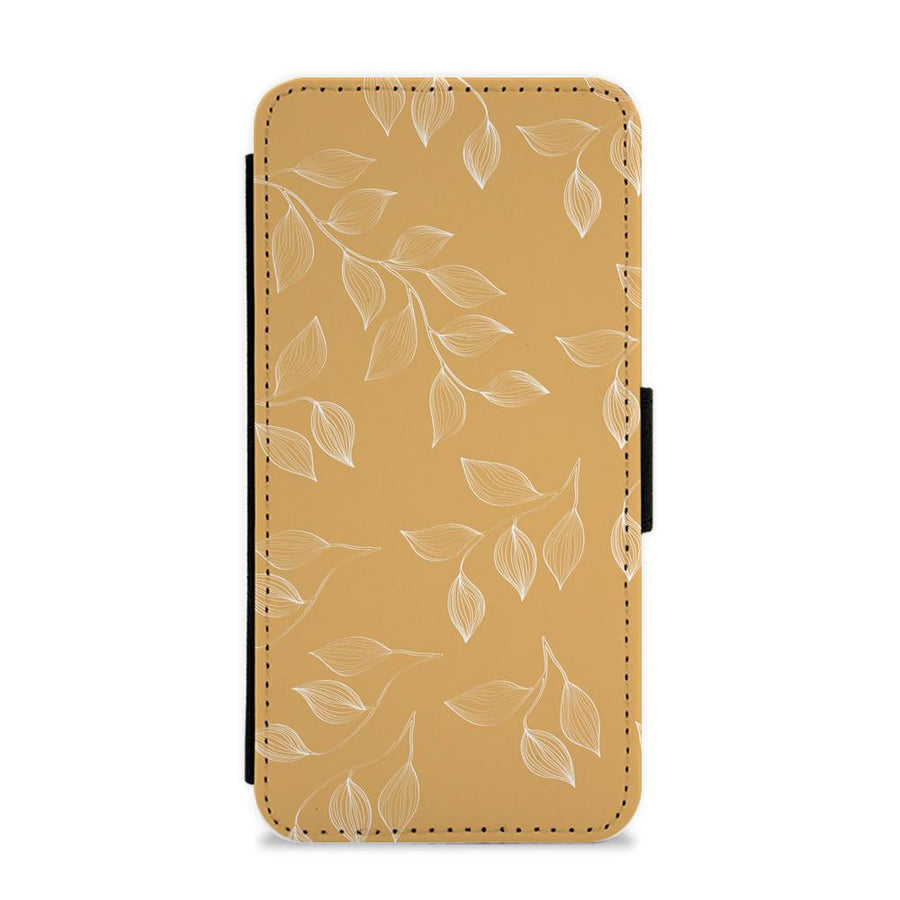 Autumn Leaf Pattern Flip / Wallet Phone Case