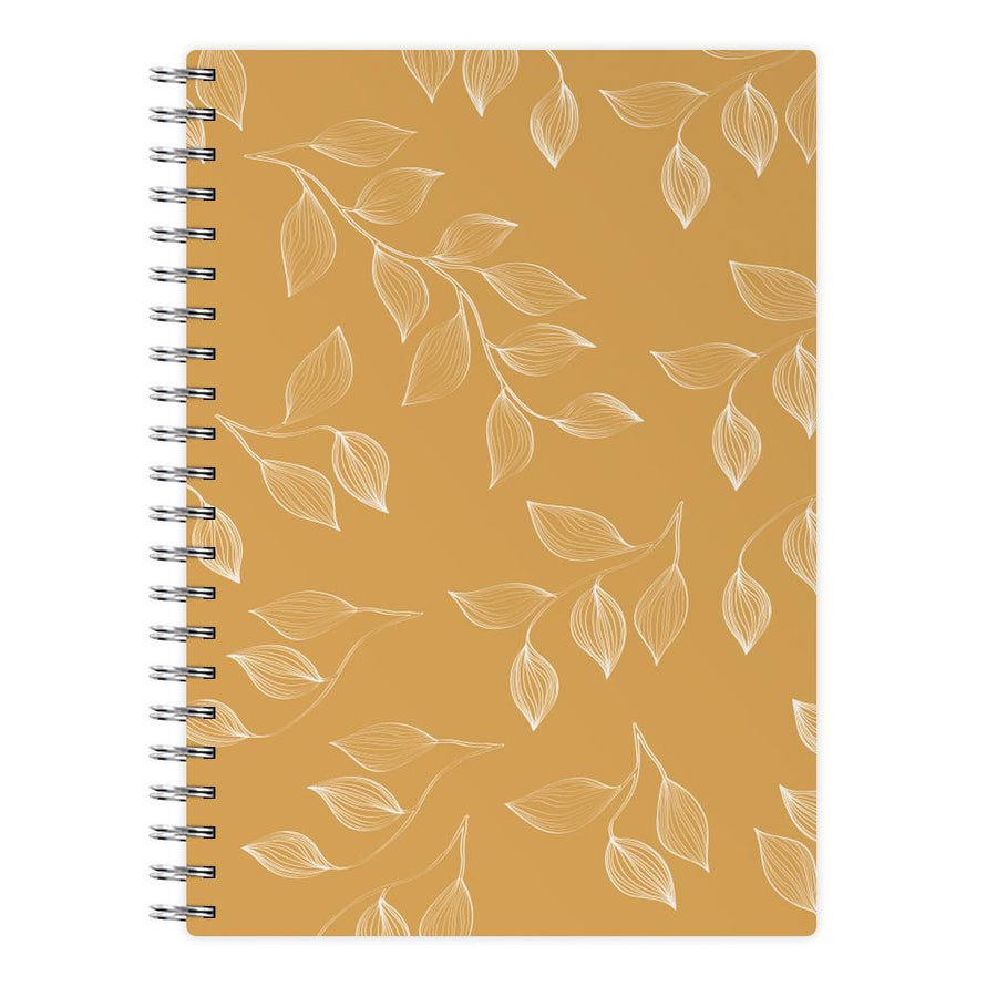 Autumn Leaf Pattern Notebook