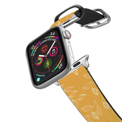 Autumn Leaf Pattern Apple Watch Strap