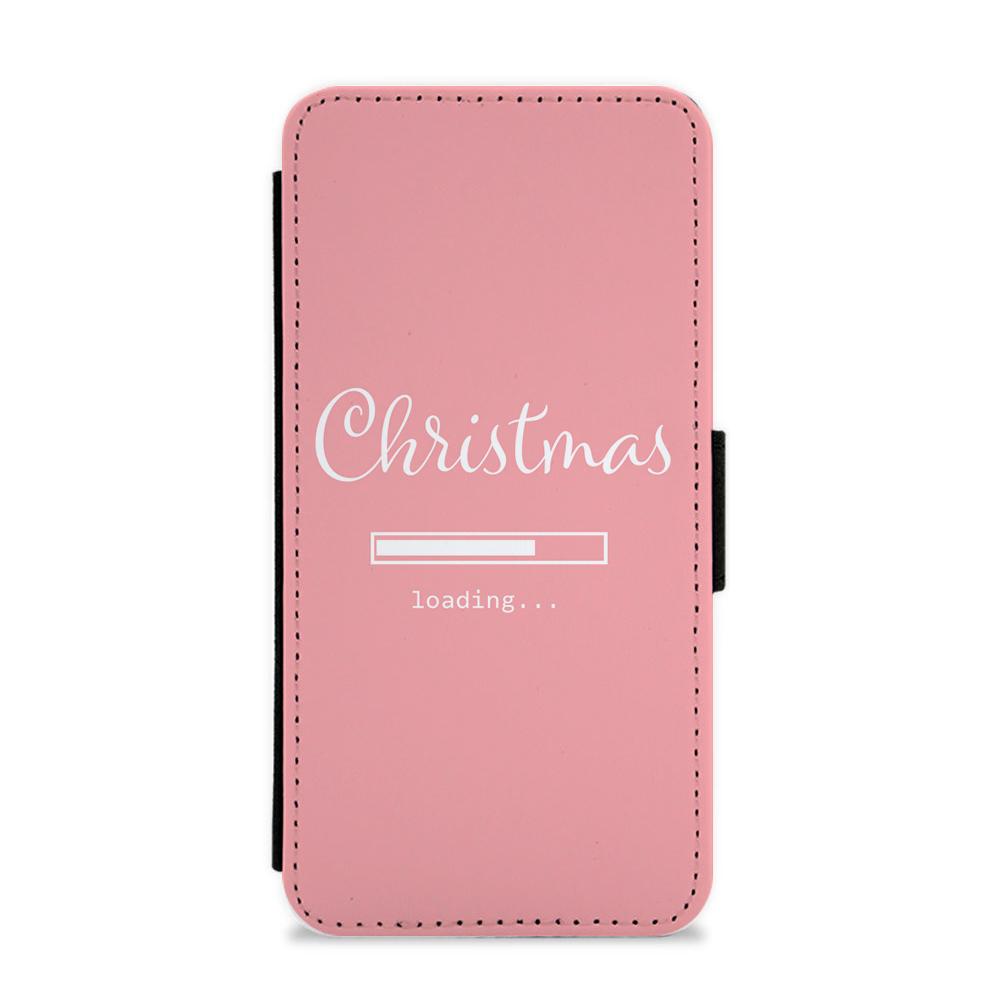 Christmas Loading Flip / Wallet Phone Case