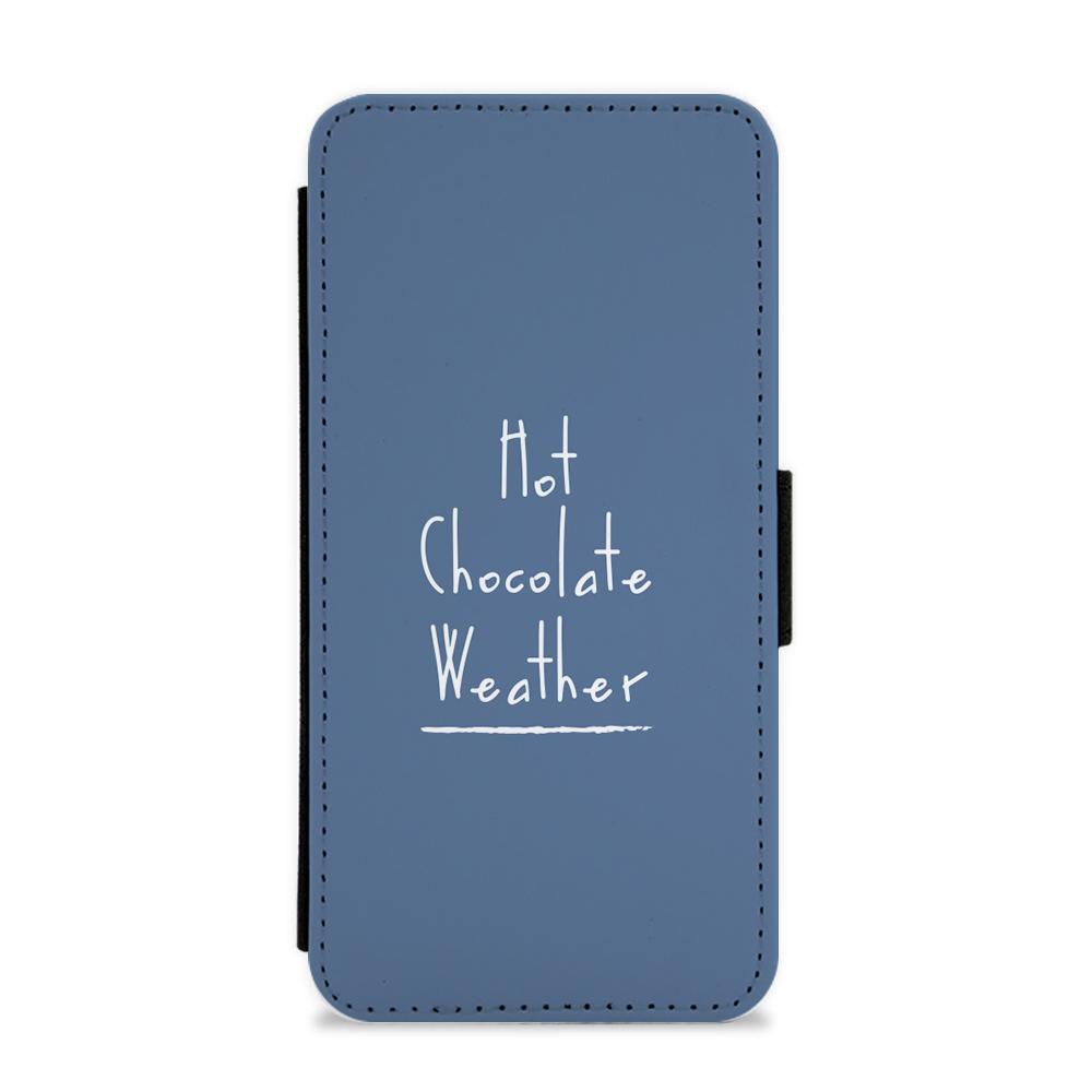 Hot Chocolate Weather Flip / Wallet Phone Case