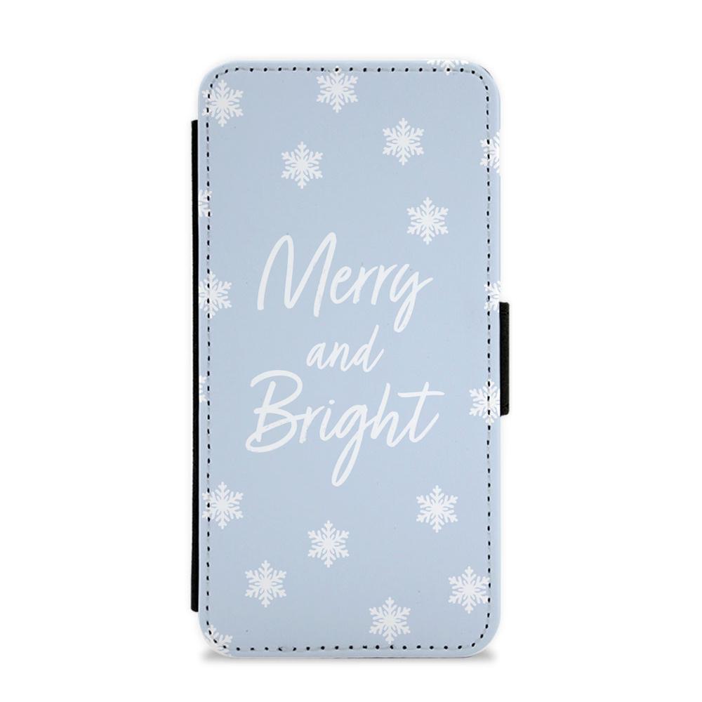 Merry And Bright - Christmas Flip / Wallet Phone Case